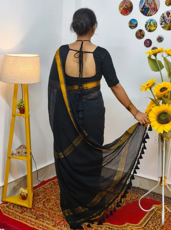 Black_Mangalgiri_cotton_saree_
