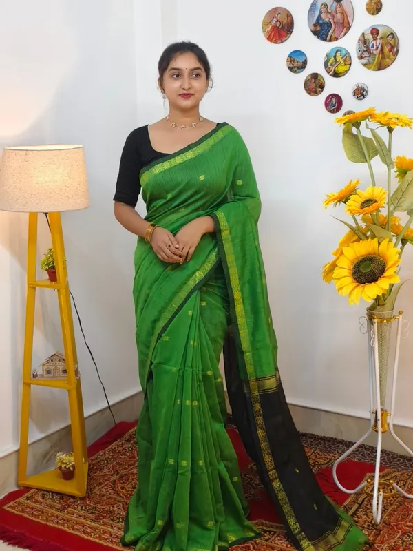 Green_semi_maheshwari_saree_