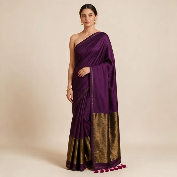 Purple_Masrise_Cotton_Gold_Traditional_Saree_For_Women