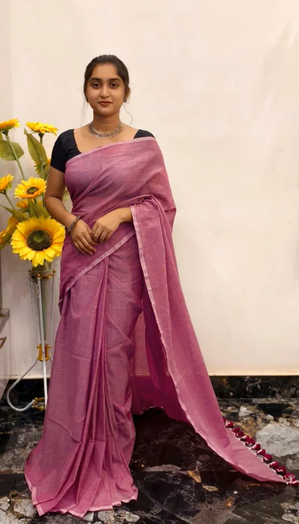 Mauve_Masrise_Cotton_Solid_Saree_For_Women