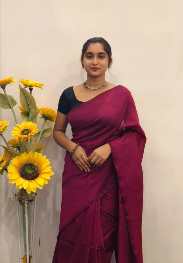 Maroon_Masrise_Cotton_Draped_Saree_For_Women