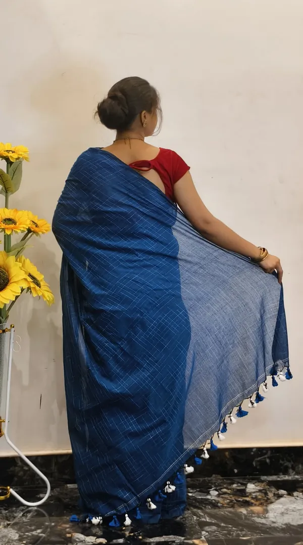 Blue_Masrise_Cotton_Geometric_Print_Saree_For_Women
