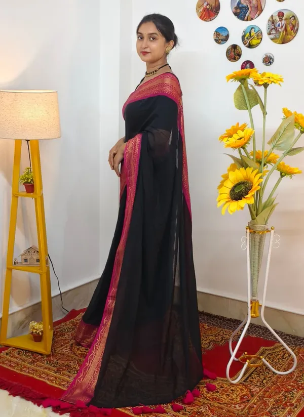 Black_Mul_cotton_saree_