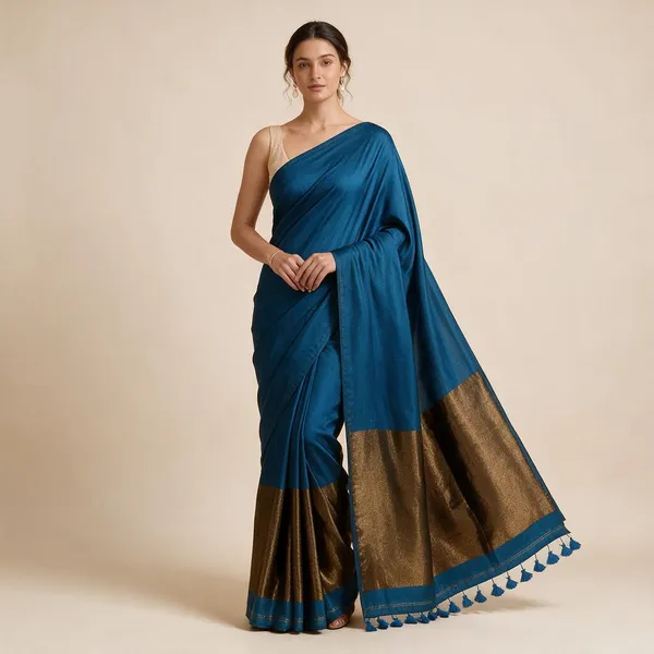 Blue_Masrise_Cotton_Traditional_Saree_For_Women
