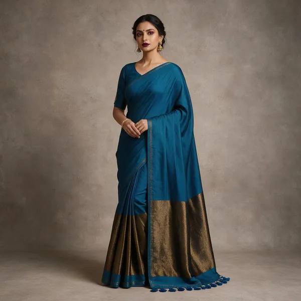 Blue_Masrise_Cotton_Traditional_Saree_For_Women