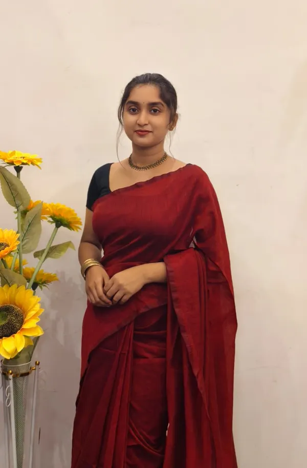 Maroon_Masrise_Cotton_Textured_Saree_For_Women
