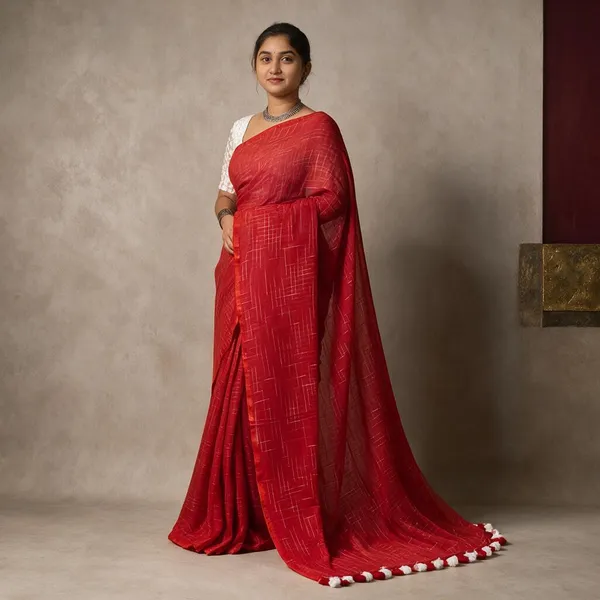 Red_Masrise_Cotton_Woven_Saree_For_Women
