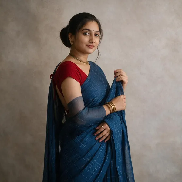 Blue_Masrise_Cotton_Geometric_Print_Saree_For_Women