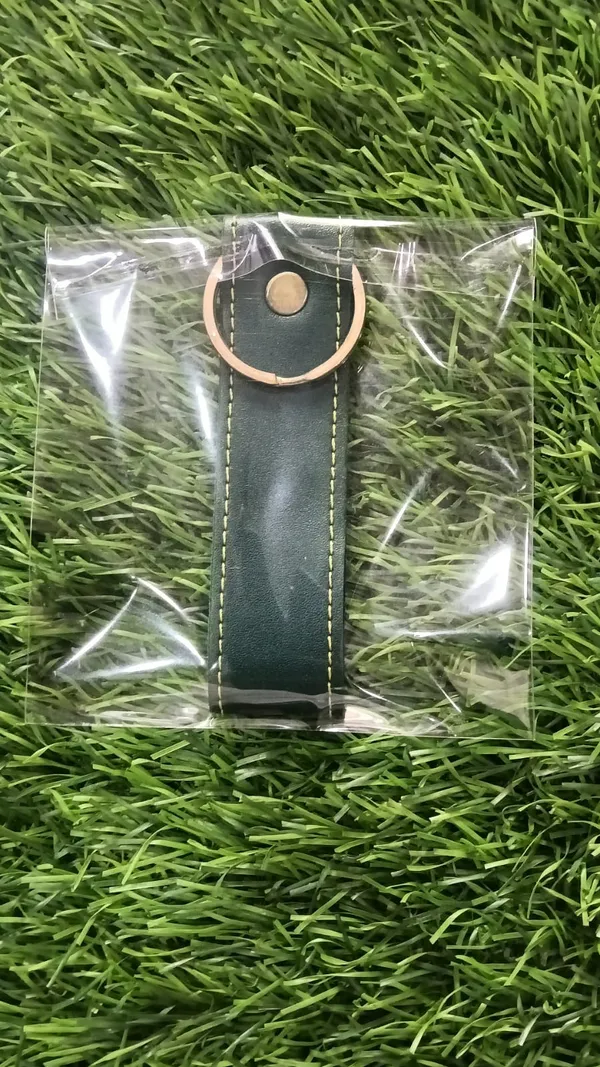 Green_Faux_Leather_Printed_Keychain_Set_-_Pack_of_2