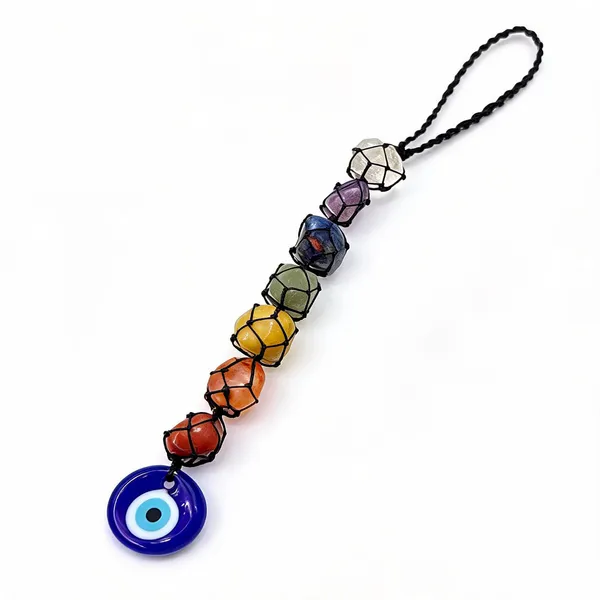 Multicolour_Gemstone_Evil_Eye_Keychain_For_Gifting