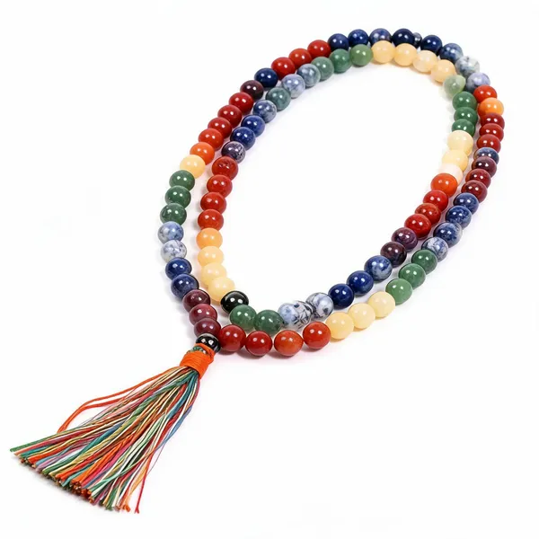 Multicolour_Beaded_Thread_Tassel_Mala_For_Women