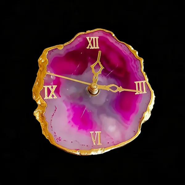 Agate_Stone_Roman_Numeral_Decorative_Wall_Clock_Set_Of_9