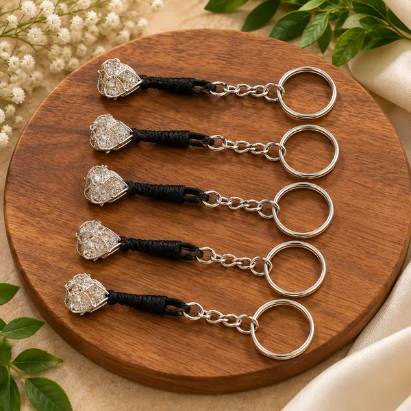 Black_Thread_Metal_Elephant_Charm_Keychain_Set_Of_5_-_Pack_of_3