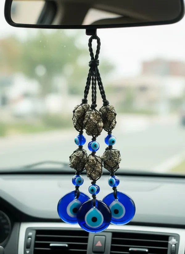 Blue_Evil_Eye_Disc_Beaded_Car_Hanging_Ornament