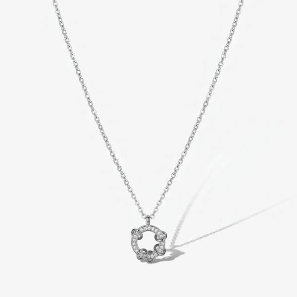 Platinum_Plated_925_Silver_CZ_Circle_with_Rings_Pendant_Necklace_for_Women
