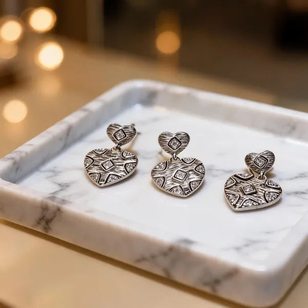 Platinum_Plated_925_Silver_Geometric_Heart_Pendant_Jewelry_Set_For_Women