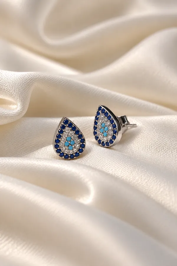 925_Silver_Evil_Eye_Drop_Stud_Earrings_For_Women
