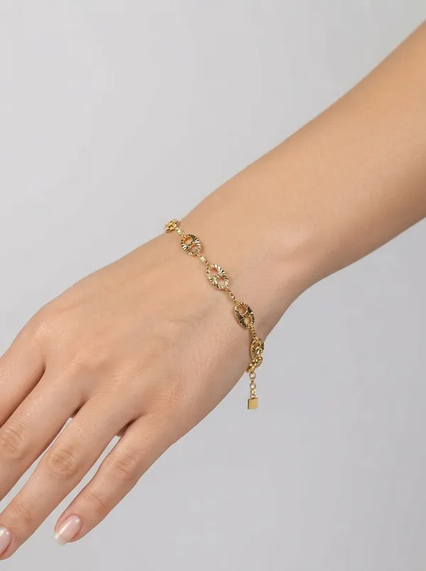925_Silver_18K_Gold_Plated_Anchor_Link_Bracelet