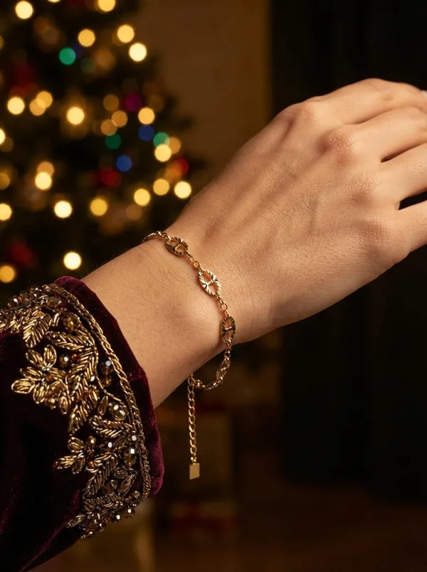 925_Silver_18K_Gold_Plated_Anchor_Link_Bracelet