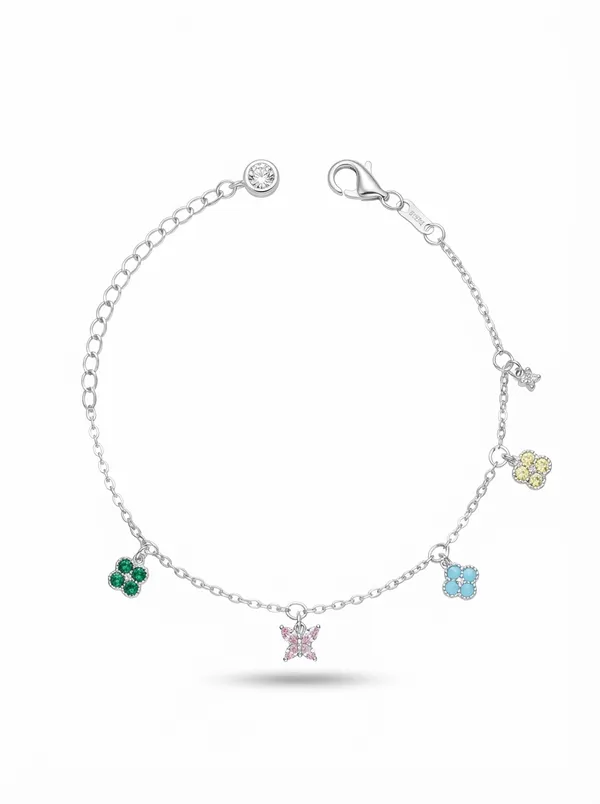 Platinum_Plated_925_Silver_Blossom_Charm_Bracelet_for_Women