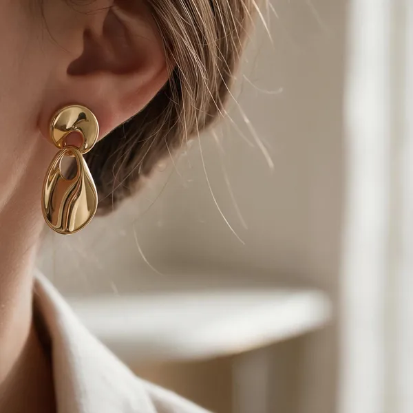 Gold_Tone_Sculptural_Drop_Earrings_for_Women