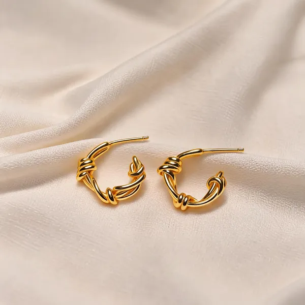 925_Silver_Twisted_Knotted_Rope_Hoop_Gold_Earrings