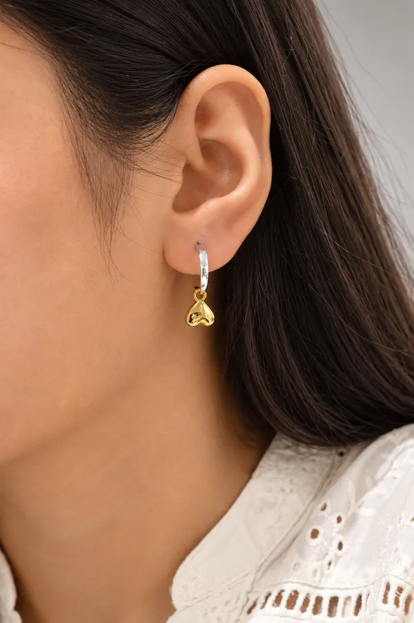Platinum_Plated_925_Silver_Golden_Puffy_Heart_Dangle_Earring_for_Women