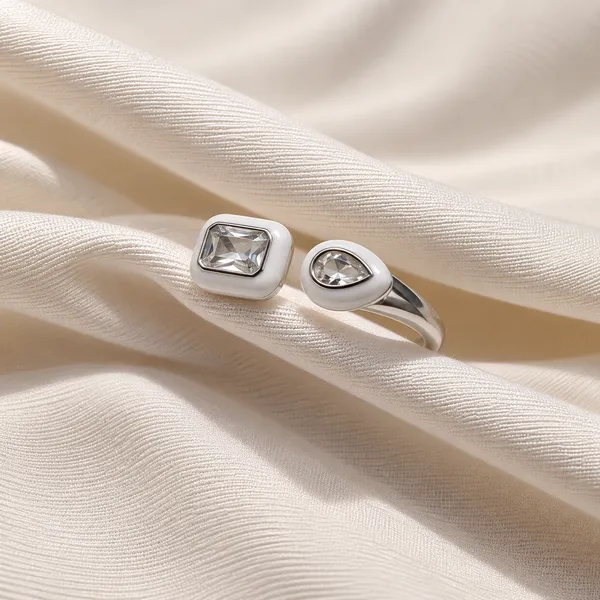 Platinum_Plated_925_Silver_Geometric_Stone_Stud_Ring_For_Women