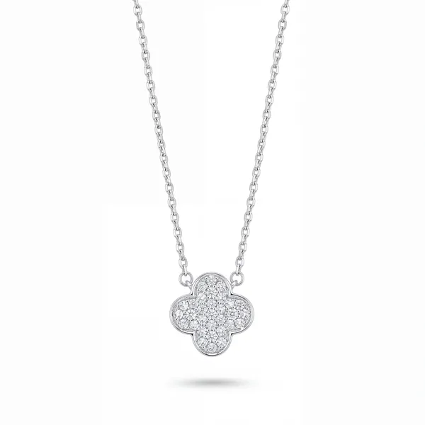 Silver_Tone_Clover_Pendant_Necklace_for_Women