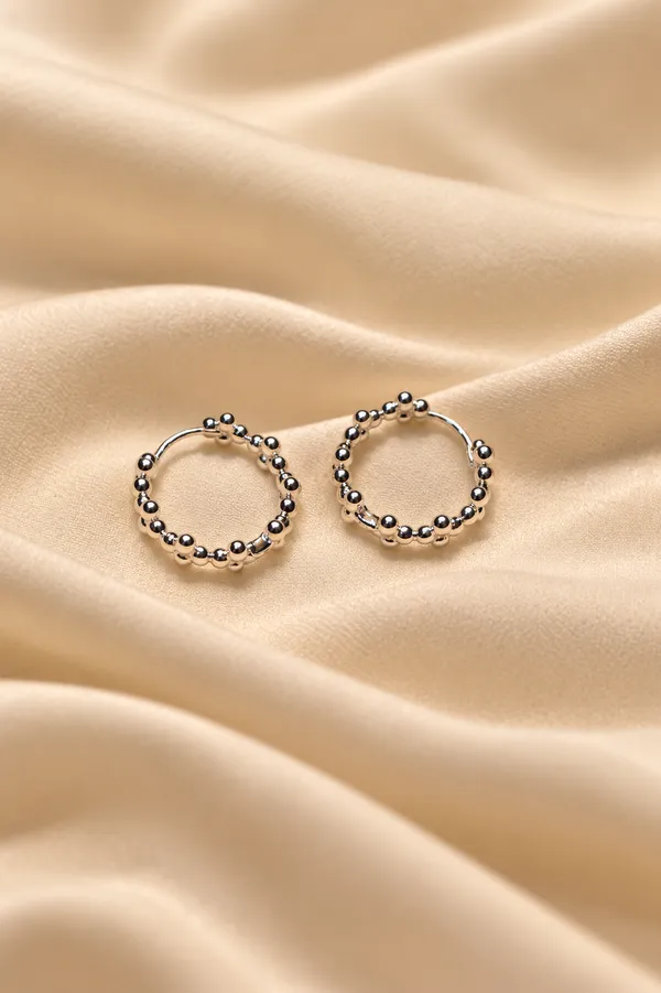 925_Silver_Bubble_Cluster_Hoops_Earrings_for_Women