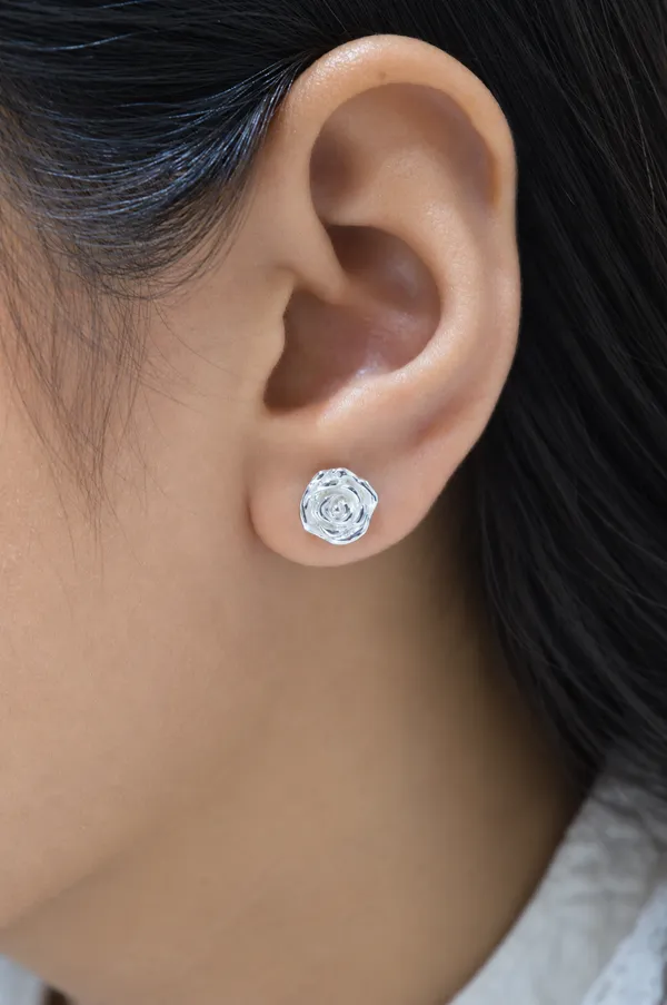 Platinum_Plated_925_Silver_Rose_Floral_Stud_Earrings_For_Women