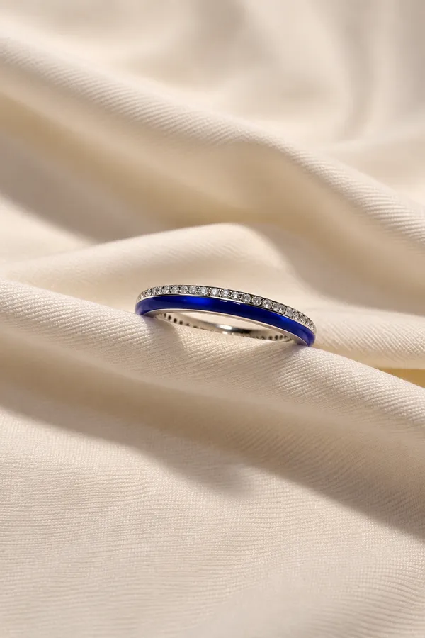 Blue_Silver_925_Stone_Edge_Slim_Band_Ring_For_Women