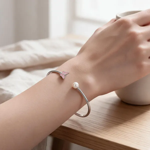 Platinum_Plated_925_Silver_Butterfly_Pearl_Cuff_Bracelet_for_Women