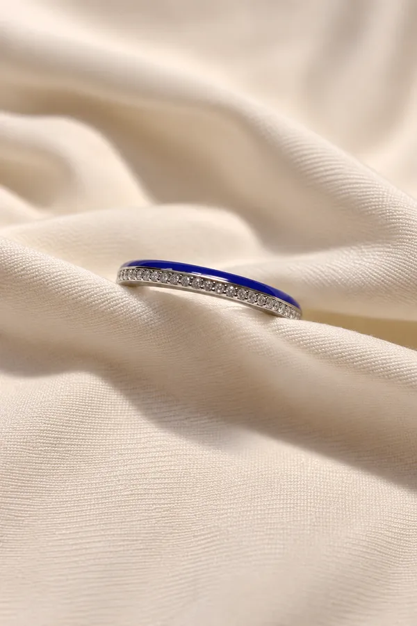 Blue_Silver_925_Stone_Edge_Slim_Band_Ring_For_Women