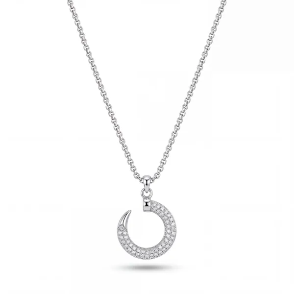 Silver_Stone_Studded_Pendant_Necklace_for_Women
