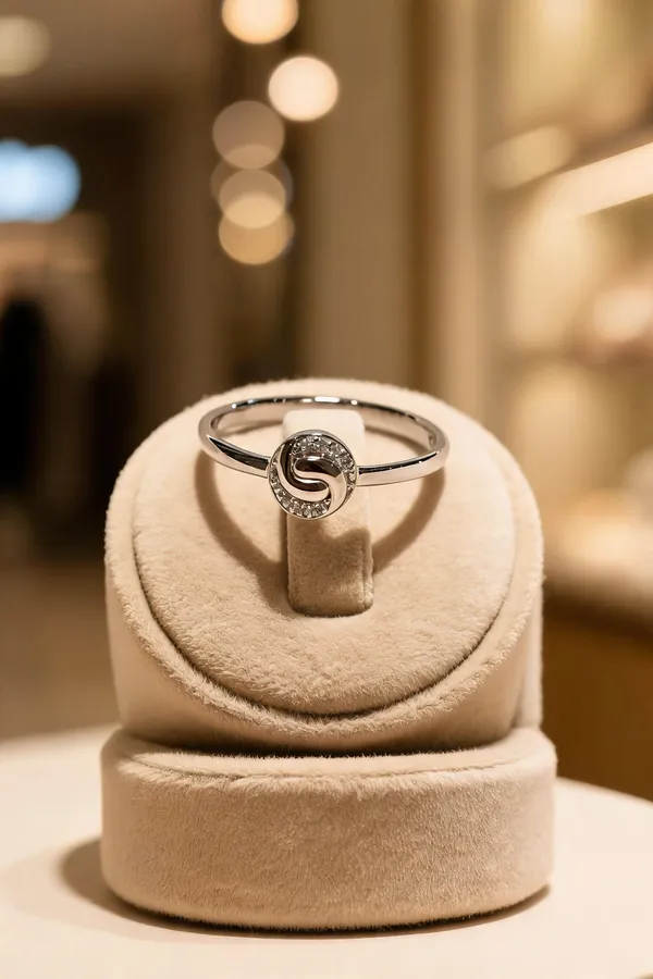 Platinum_Plated_925_Silver_Interlocking_CZ_Circle_Ring_For_Women