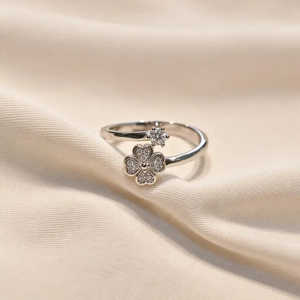Platinum_Plated_925_Silver_Floral_CZ_Motif_Ring_For_Women