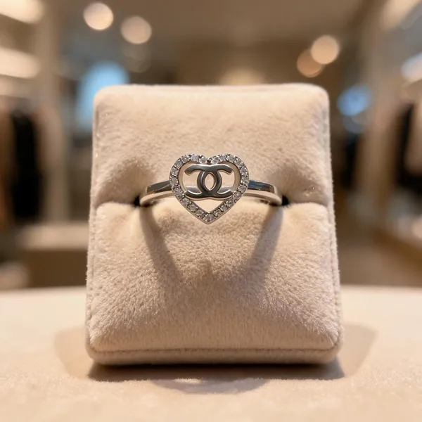 Platinum_Plated_925_Silver_Heart_Stone_Accent_Ring_For_Women