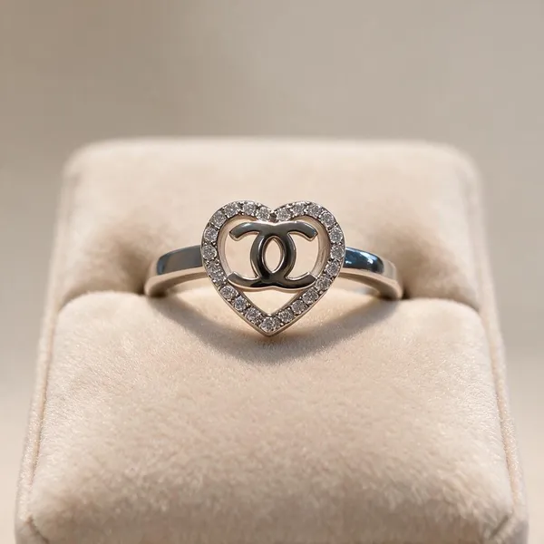 Platinum_Plated_925_Silver_Heart_Stone_Accent_Ring_For_Women