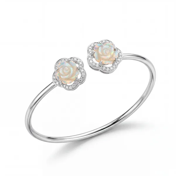 Silver-Tone_Floral_Stone_Open_Cuff_Bracelet