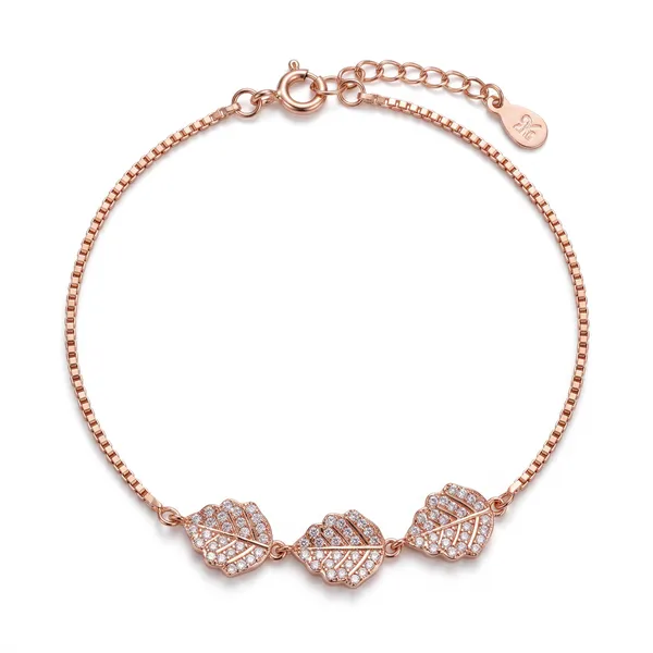 Rose_Gold_Leaf_Charm_Bracelet_for_Women