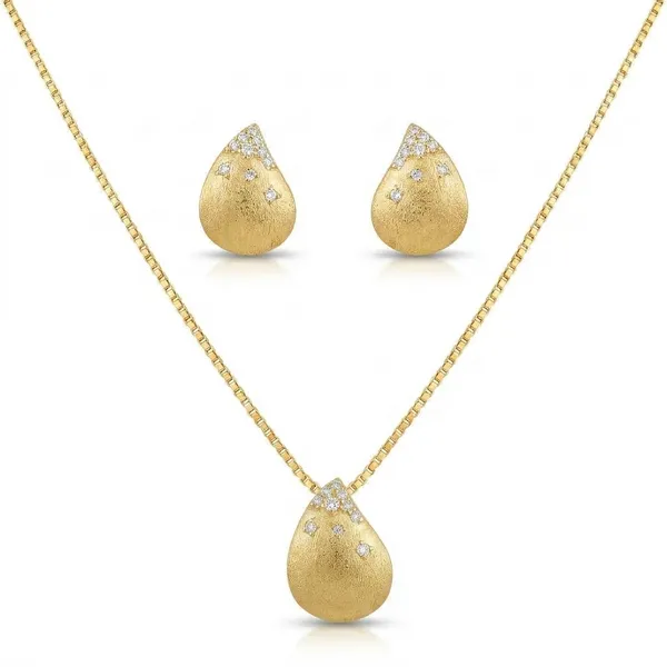 Gold_Tone_Teardrop_Necklace_And_Earrings_Set_for_Women