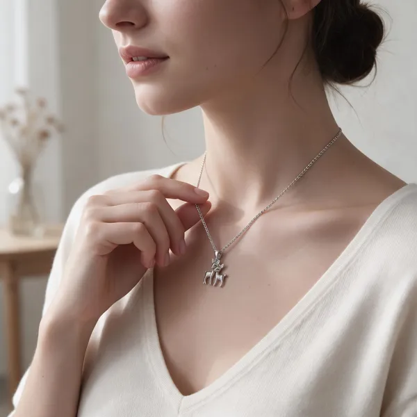 Silver_Tone_Deer_Pendant_Necklace_for_Women