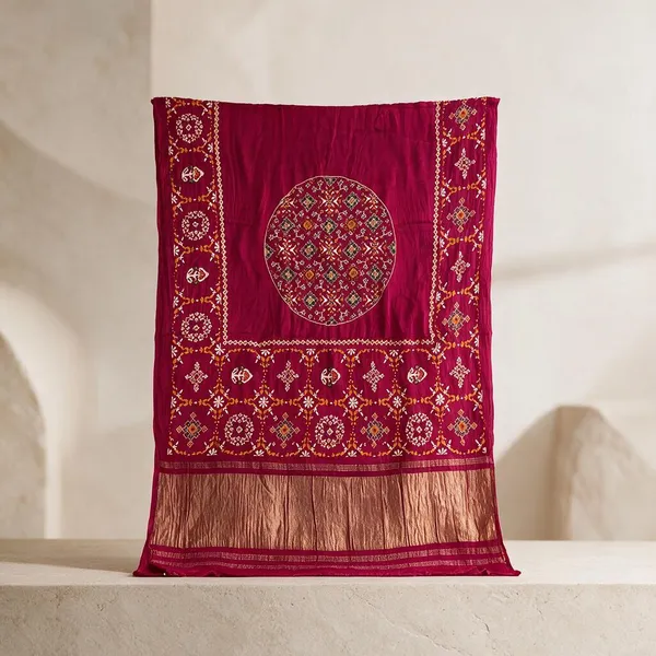 Magenta_Printed_Saree_For_Women