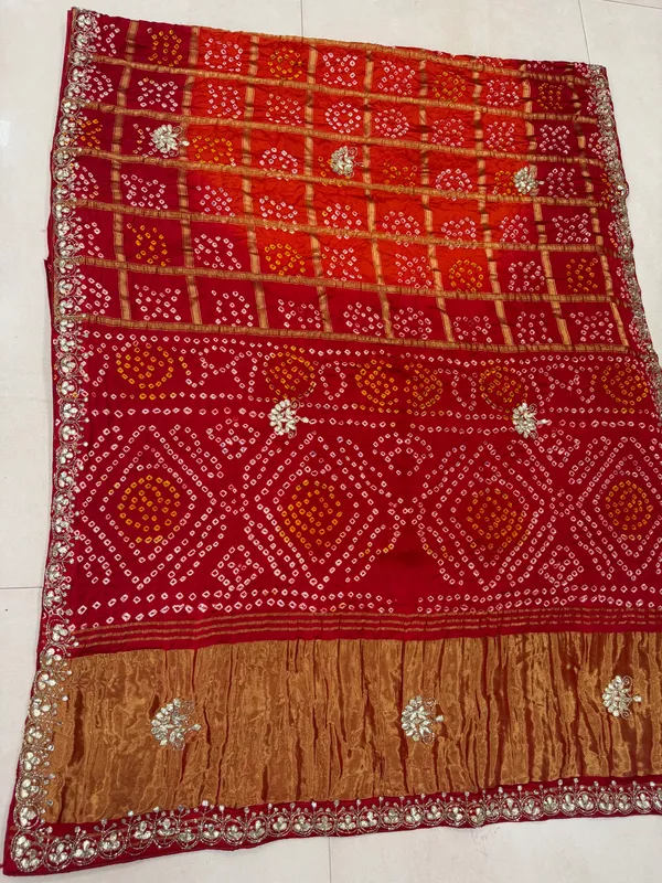 Red_Bandhani_Saree_For_Women