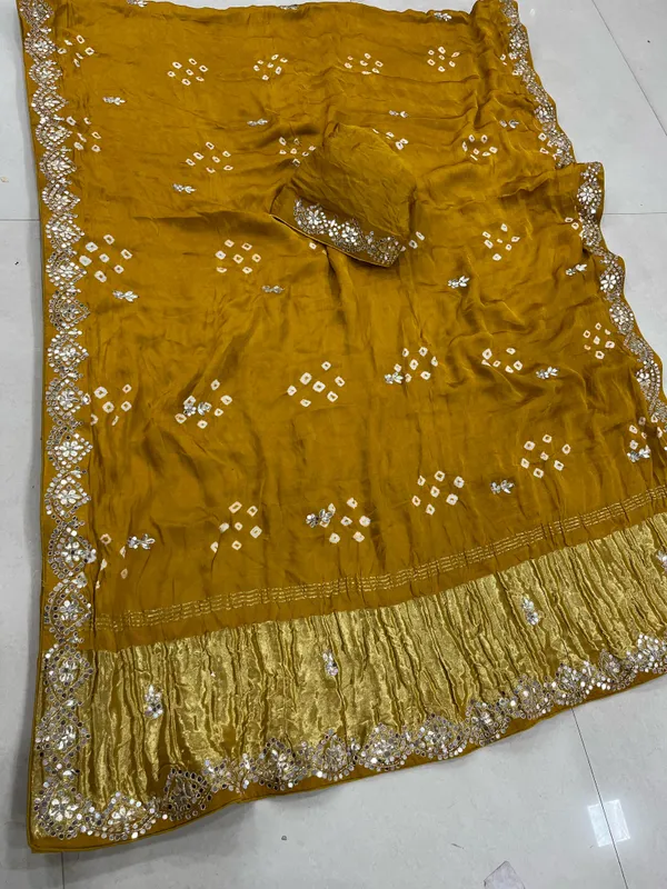 Mustard_Embellished_Saree_For_Women