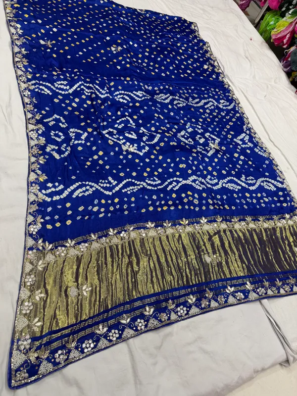 Blue_Embellished_Bandhani_Dupatta_For_Women