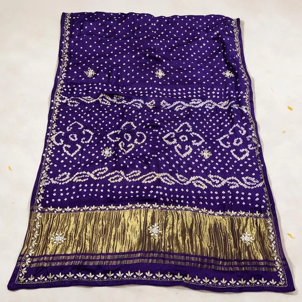 Purple_Bandhani_Print_Saree_For_Women