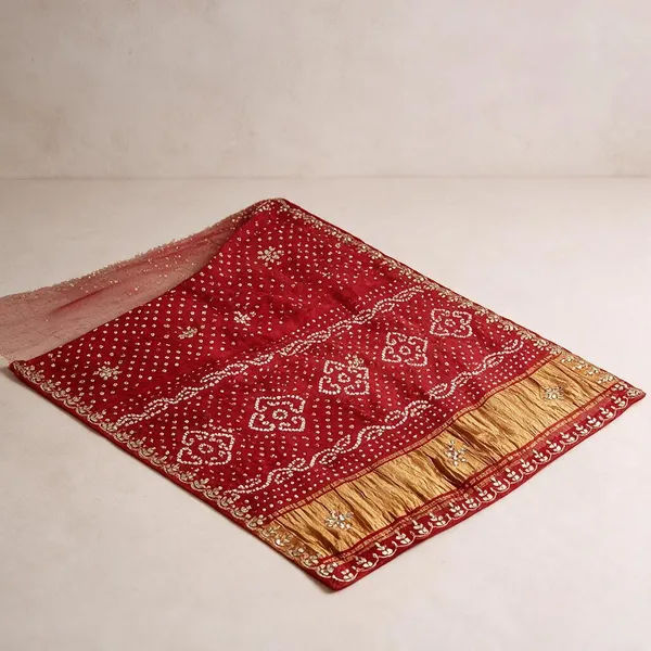 Red_Embellished_Bandhani_Saree_for_Women