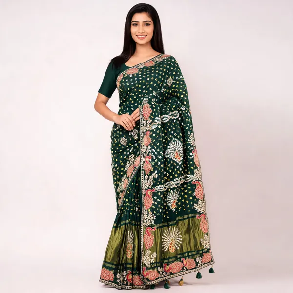 Green_Embroidered_Ethnic_Saree_for_Women